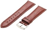 Hadley-Roma Men’s MSM898RR-260 26-mm Tan Alligator Grain Leather WatchStrap, Watch Central