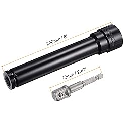 uxcell 1/2" Drive Socket Accessory Set, 32mm Deep