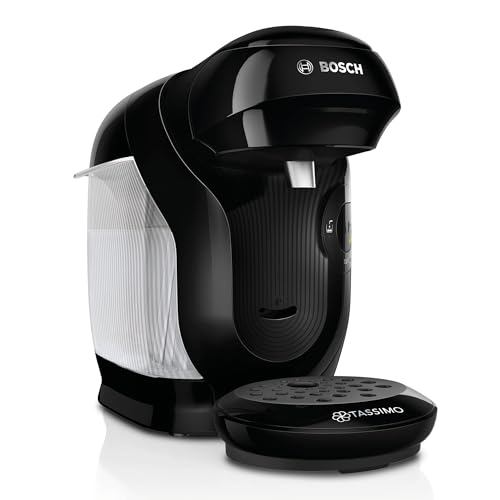 Tassimo Style friendly Kapselmaschine TAS112E, über 70 Getränke, geeignet für alle Tassen, vollautomatisch, nachhaltig, platzsparend, 1400 W, schwarz