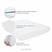 WEEKENDER Fitted Jersey Mattress Protector with Quiet Waterproof Barrier - Door Room Essentials - Twin XL White