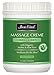 Bon Vital' Organica Massage Creme, Professional Massage Therapy Cream with Certified Organic Ingredients for an Earth-Friendly Massage, Organic Jojoba Oil for Easy Glide, 1/2 Gallon Jar