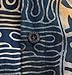 Geometric Evening Tropical Hawaiian Batik Cotton Shirt By Johari West