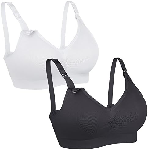 Sayceli Womens Seamless Nursing Bras Wirefree Maternity Bralette for Breastfeeding