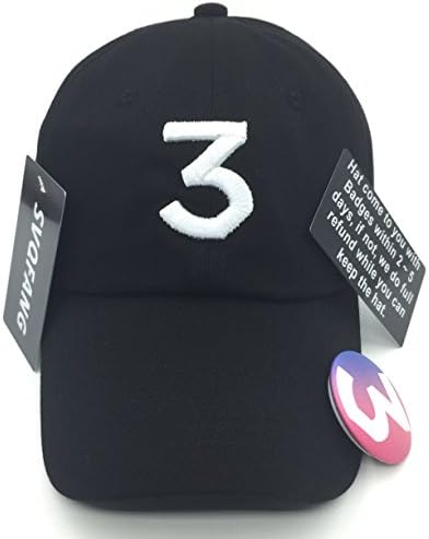 Chance The Rapper 3 Hat Dad Cap Baseball Snapback Number 3 Adjustable