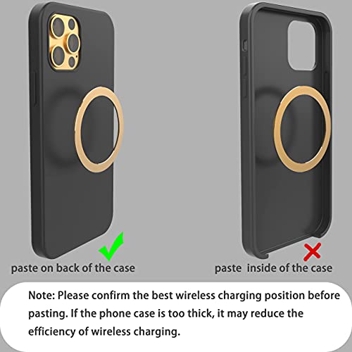 Allphv Wireless Charger Metal Conversion Kit,Strong 3M MagSafe
