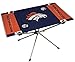 NFL Portable Folding Endzone Table, 31.5 in x 20.7 in x 19 in, Denver Broncos