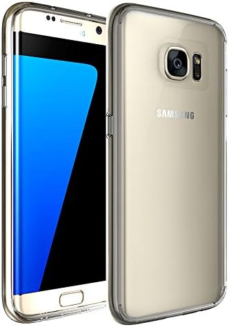 Galaxy S7 Edge Case, MoboZx [Premium Acrylic + TPU] Protective Ultra-Slim Light-Weight Shock-Proof TPU Bumper + Clear Back Panel, ECO-Friendly Packaging For Samsung Galaxy S7 Edge (2016) (C Black)