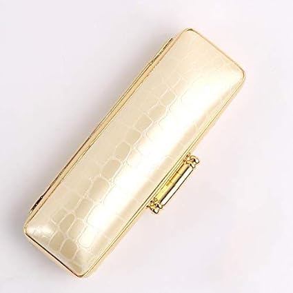 Amazon おしゃれ 印鑑ケース 朱肉付き はんこケース 水晶印鑑ケース Snbクリスタルクロコ印鑑ケース ベージュ Wh 大 印鑑 ケース 印箱 文房具 オフィス用品