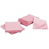 13 x 18 Pink Tattoo Piercing Disposable Waterproof Patient Bibs, 125 Pack
