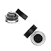 Puya Eyeliner Stamp Set Easy to Makeup Eyeliner Wing Stamp,4 In 1 Eyeliner Stamp,Brush,Liquid Eyeliner Ink (Large)