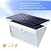 Solar Lights Outdoor, 5 Optional Modes, 60 LED Wireless Motion Sensor Lights, IP65 Waterproof, Solar Powered Rechargeable, Security Lights for Garden, Patio, Deck, Garage, Driveway (White Light)