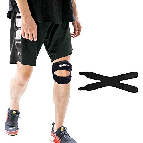 Alayger Knee Strap for Running,Knee Stabilizing Brace Support for Tendonitis,Osgood schlatter,Arthritis, Meniscus, Tear,Runners,Chondromalacia,Injury Recovery,Sports,12