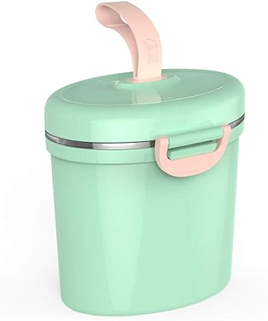 NQ-ChongTian Caja de leche en polvo para bebés recién nacidos verde leche en polvo portátil