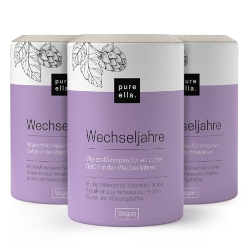 Pure Ella WECHSELJAHRE 3er Set - Vegan - 180 Kapseln