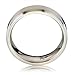 7mm Beveled Edge Mens Comfort Fit Titanium Plain Wedding Band ( Available Ring Sizes 7-12 1/2)