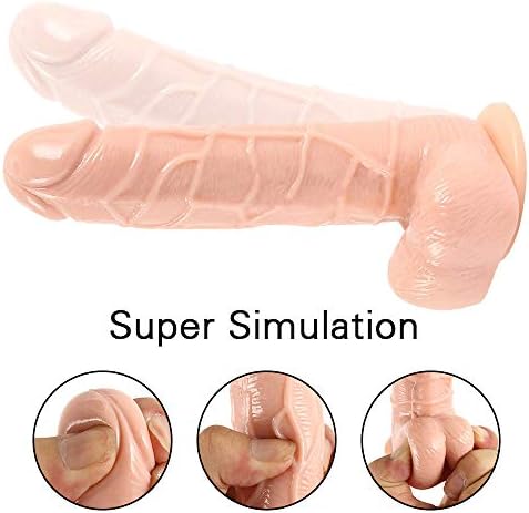 8 Inch Lifelike Silicone Realistic Mens Big Huge Ladies Toy Fun