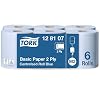 Tork 128107 Multifunctionele doekjes / Papierrollen Geschikt voor M2 Centrefeed System Big Dispensers / Blauw / 6 x 150m…