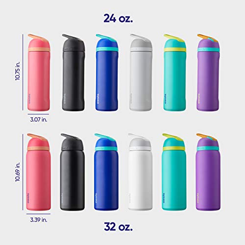Owala Flip Insulated Stainless Steel Water Bottle with Straw for Sports
