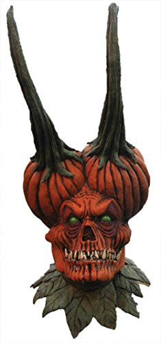 Demon Seed Pumpkin Skull Horror Cosplay Latex Adult Halloween Costume Mask