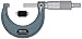 Mitutoyo 103-130 Outside Micrometer, Baked-enamel Finish, Ratchet Stop, 25-50mm Range, 0.001mm Graduation, +/-0.002mm Accuracy