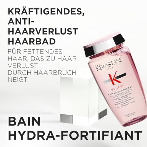 | Shampoo für feines Haar, Nährendes und kräftigendes Haarbad gegen Haarverlust, Bain Hydra-Fortifiant, Genesis, 250 ml