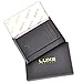 Luxe Leather Front Pocket Slim Minimalist RFID Blocking Wallet for Men & Women (LX003),Black