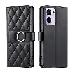 Lucyliy Compatible with Oppo Reno13 F Case Flip PU