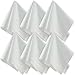 Large Microfiber Cleaning Cloths (12x12 Inch, 6 Pack) for Big TV Screens, Eyeglasses, Camera Lens, Smartphones and Tablets primary