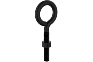 National Hardware N820-105 Eye Bolt, 3/8" × 4", Storm Shine Finish