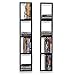 You Have Space Wall Mount 34 Inch Media Storage Rack CD DVD Organizer Metal Floating Shelf Set of 2 Black