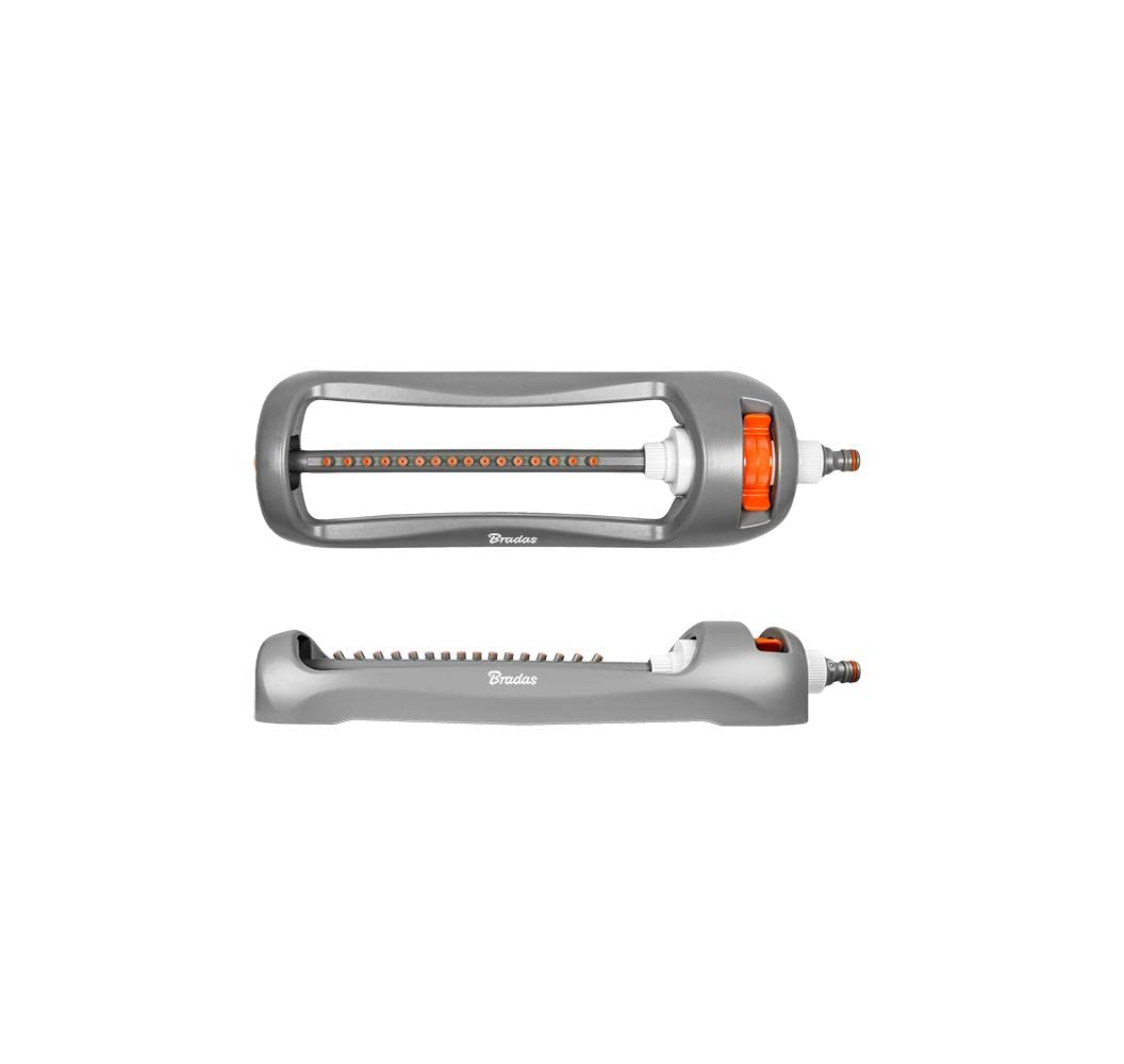 Bradas Layflat WL Z23 Square Pattern Sprinkler with Sled and 16 Nozzles White Line, Grey, 5 x 10 x 5 cm