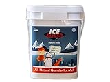 REDMOND Ice Slicer - Ice Melt Salt, Kid & Pet Safe Deicer, All-Natural Granular Ice Melt (40 Lbs)