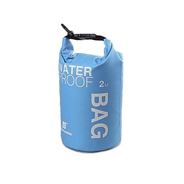 WINGONEER-Waterproof-Bag-Waterproof-Case-for-Swimming-Surfing-Fishing-Boating-Skiing-Camping-and-Other-Outdoor-Sports-Protest-Your-Personal-Item-Against-Water-Rain-Snow-and-Sweat-2L-Blue