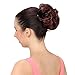 Merrylight Ladies Synthetic Wavy Curly Hair Bun Ribbon Extensions Ponytail Scrunchy Scrunchie Hair Hairpiece