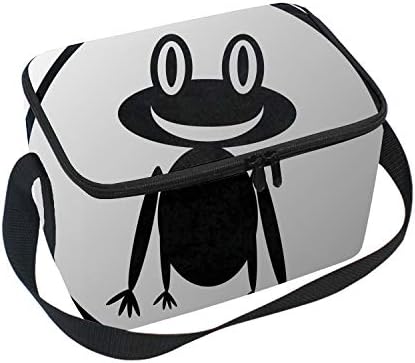 Classic Frog Button Durable Picnic Bag - Easy to Carry to School, Office, Picnic