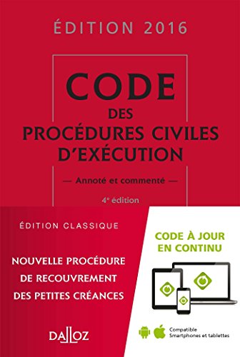 Code des procédures civiles d'exécution