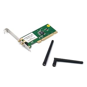 Amazon.com: JacobsParts® 802.11N Wireless LAN PCI Network Adapter Card ...