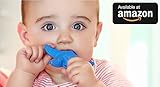 WowieStar - USA FDA Compliant Medical Grade Silicone Baby Teether, Teething toy - Caribbean Blue, Reduce Tooth Ache, Massage Sore Gums, Perfect Baby Gift, Baby Shower Gift, Made in USA, fun bath toy
