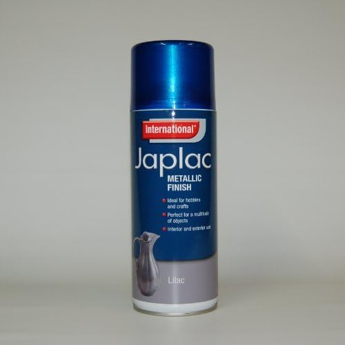 International Japlac Metallic Finish Spray Paint - Lilac - 400ml by M.A.R International Ltd.