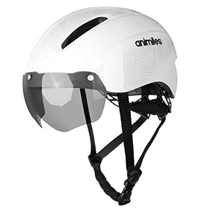 ANIMILES Bike Helmet with Light – Lightweight Men & Women Bicycle Helmet with Removable Magnetic Goggles and USB…
