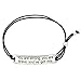 You Are Strong, You Are Brave, You’ve Got This’ Inspirational Stretch Bracelet - One Size Fits All Motivational Bracelet With Engraved Plaque & Black Elastic