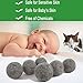 Organic Wool Dryer Balls - Grey 6 XL Premium Quality Reusable Natural Fabric Softener, 100% Hand Made, Natural, New Zealand Merino Wool, Fair-Trade