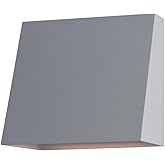Maxim Lighting 52124SV Pathfinder - 20W 1 LED Large Outdoor Wall Sconce-8 Inches Tall and 9 Inches Wide, Finish Color: Silver