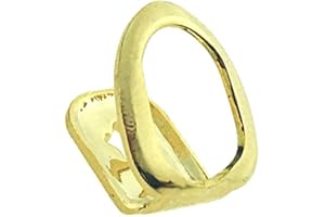 BEST MARINE AND OUTDOORS Open Face 14k Gold Plated Grillz Single Cap Top Hollow Canine Tooth Hip Hop Grills