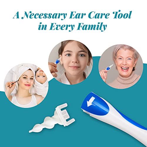 WAXIWAY QGrips Ear Wax Remover Kit 3in1 Ear Cleaner + Silicone Ear