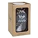 Top Shelf Engagement Wish Jar With 100 Tickets, Pen, and Decorative Lid