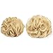 REECHO Thick 2PCS Updo Messy Hair Bun Curly Wavy Ponytail Extensions Hairpieces Hair Scrunchies for Women Girls Color Bleach Blonde