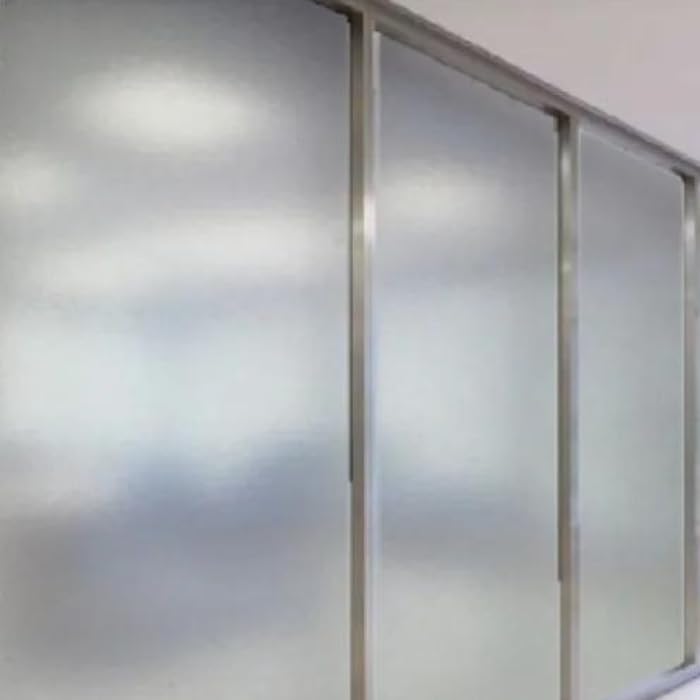 Adesivo Vinil Jateado Cristal Envelopar Vidro Janela Box Impermeável 5m x 1m