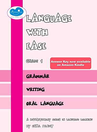 Language with Ease Grade 1 - English Grammar | Writing | Oral Language - (Develop English language Skills for Listening, Speaking, Reading and Writing)