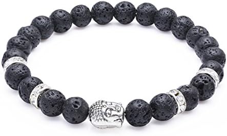 Men Women Lava Rock Bracelet with Essential Oil Diffuser Beads Natural Stone Bracelet